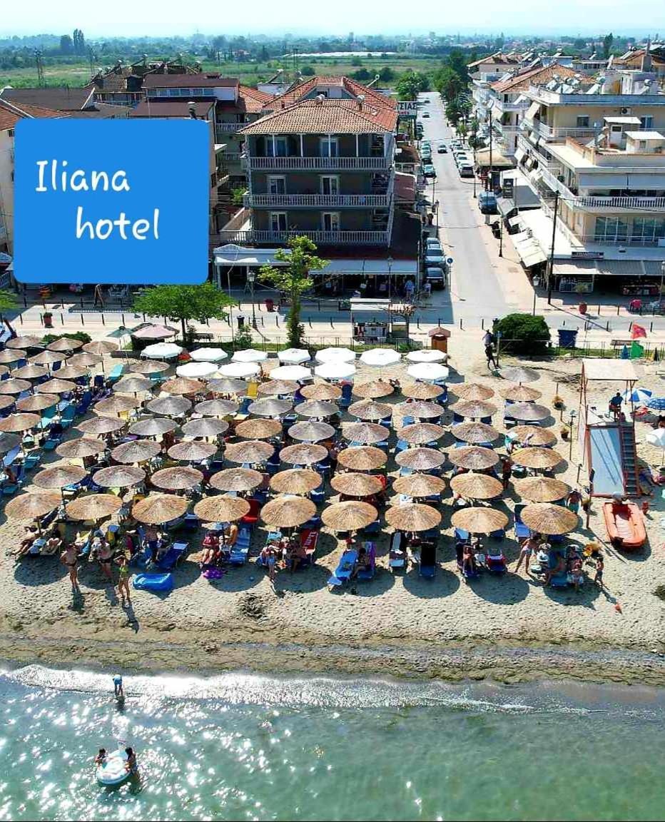 Iliana Hotel Paralia Exterior foto